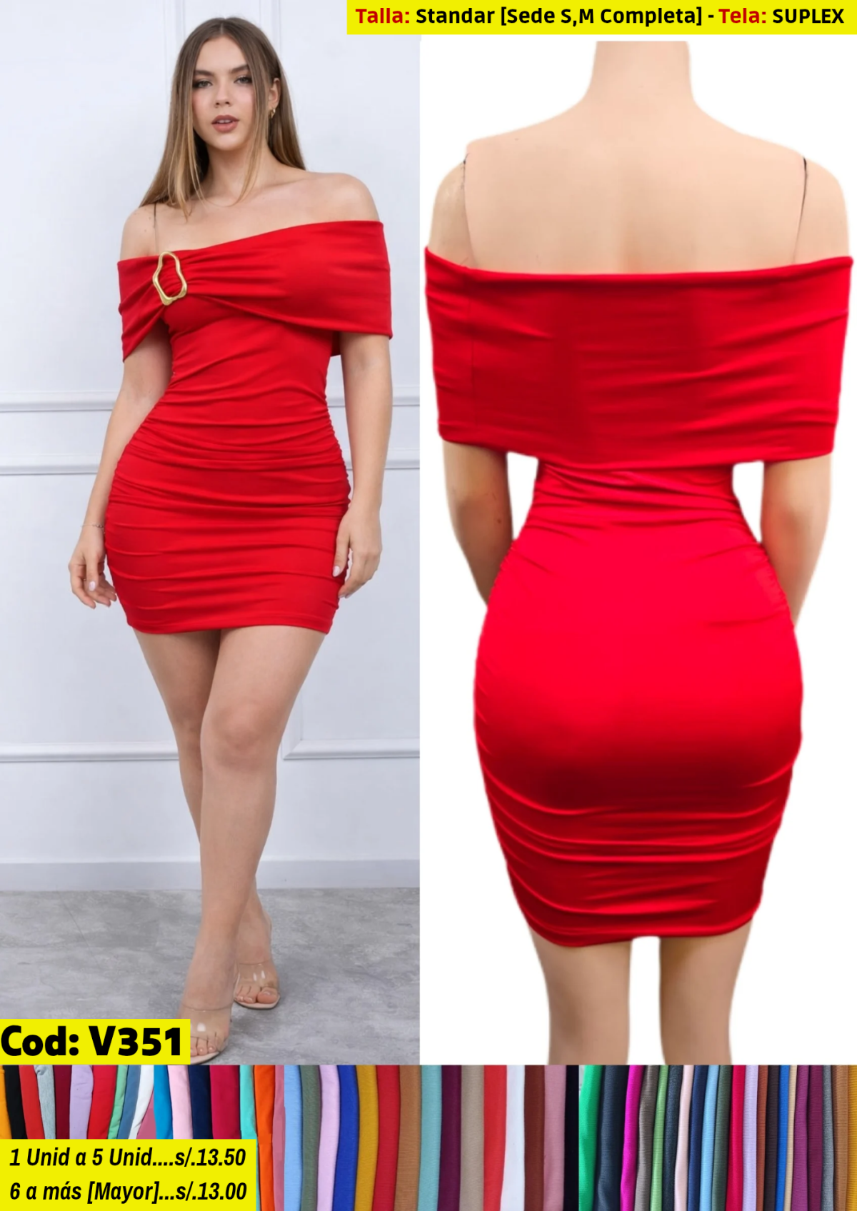 Vestido dama - Venta por Mayor VPM