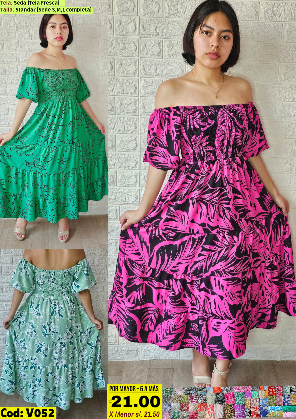 Vestido dama largo 6