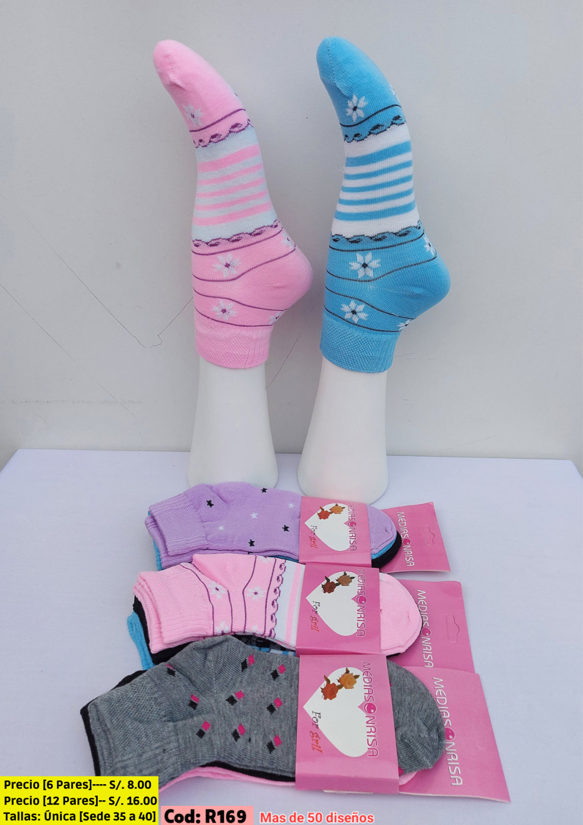 Tobillera estampada dama 1
