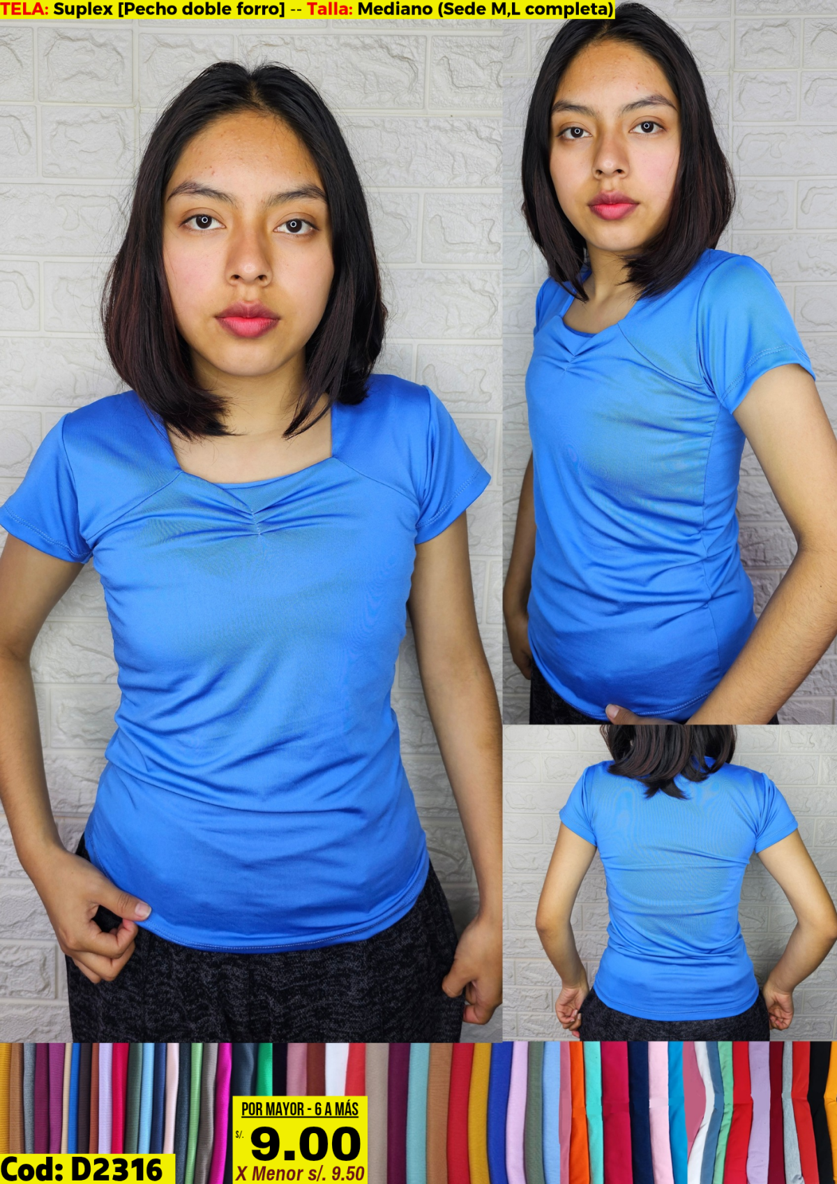 polo dama - Venta por Mayor VPM