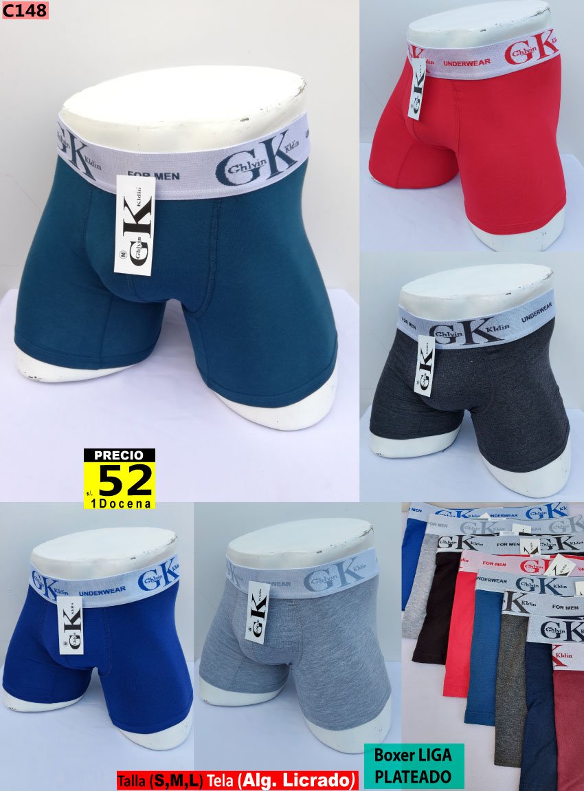 Boxer Liga Plateado 1