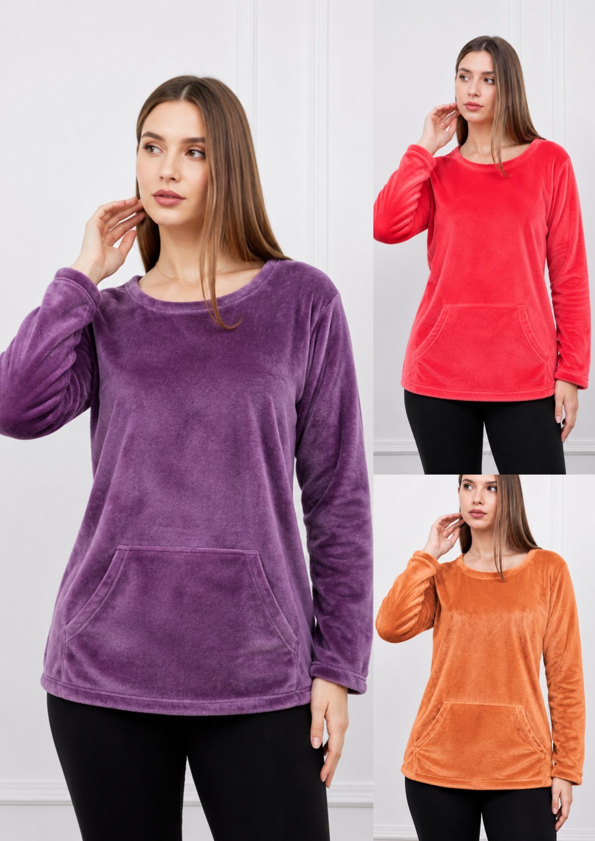 Polera Canguro Felpa 1