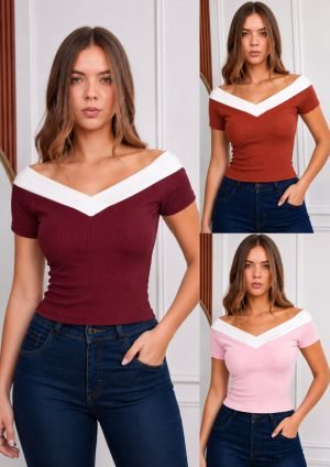 Polo cuello V
