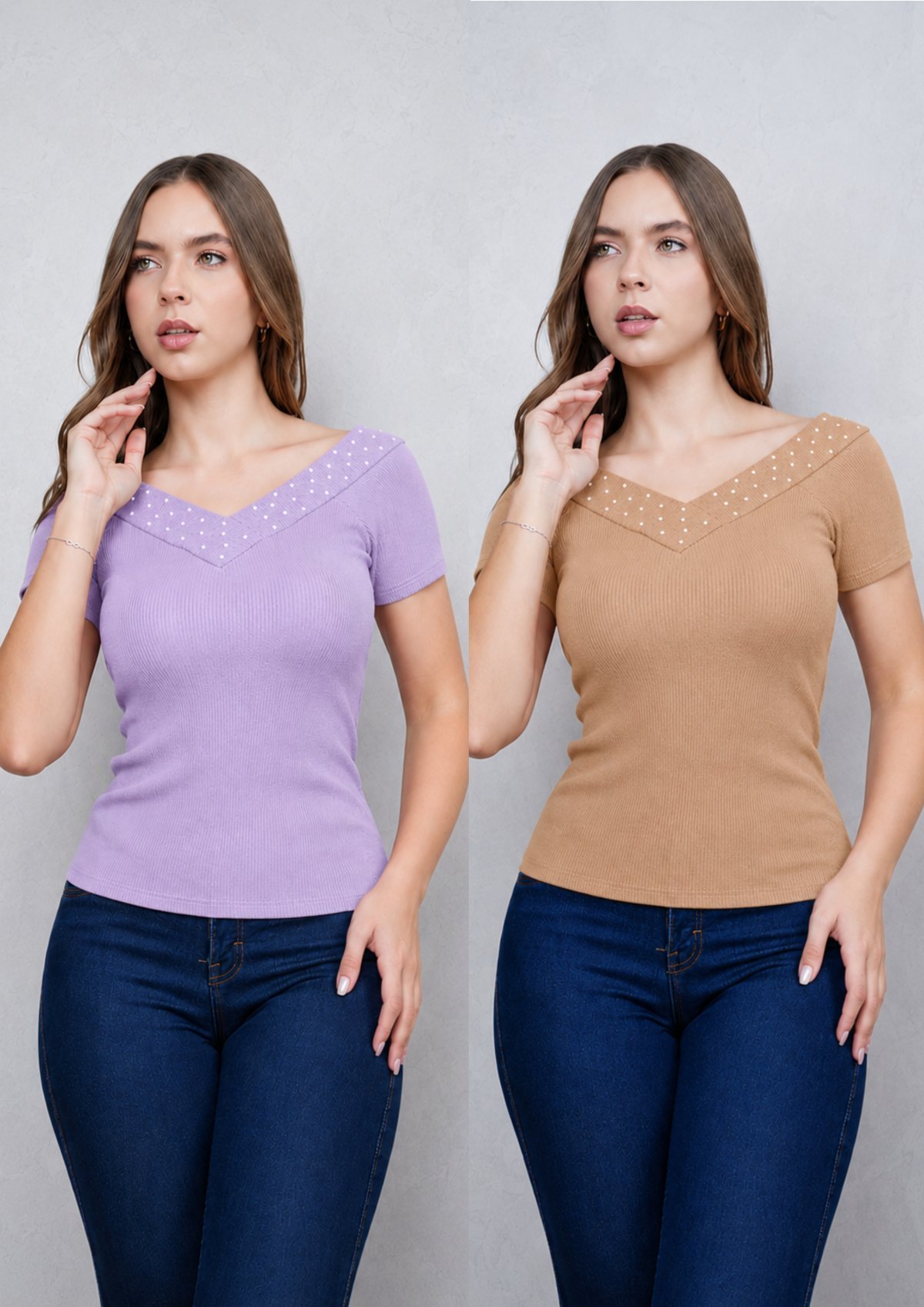 Polo Rib Gueso Brillo 2