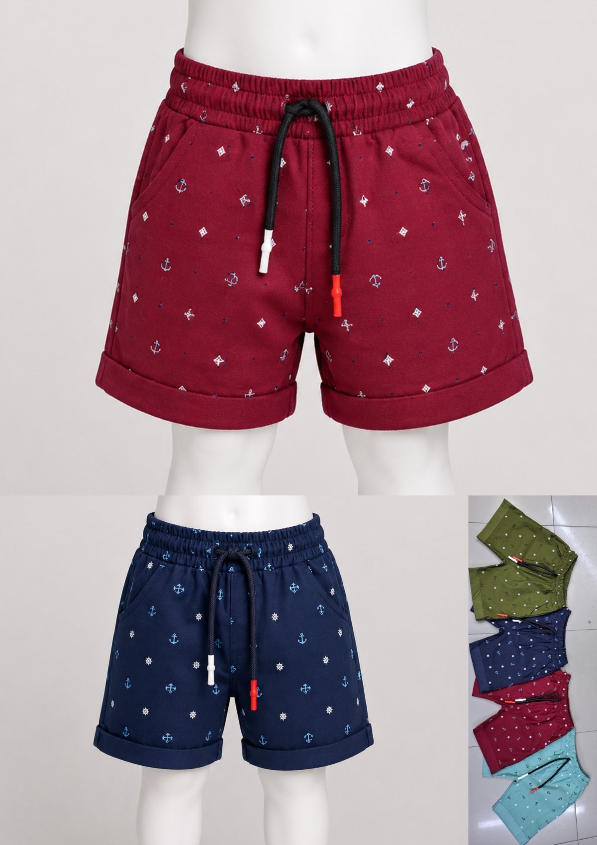 short stone licrado estampado - Ventas por Mayor SAC