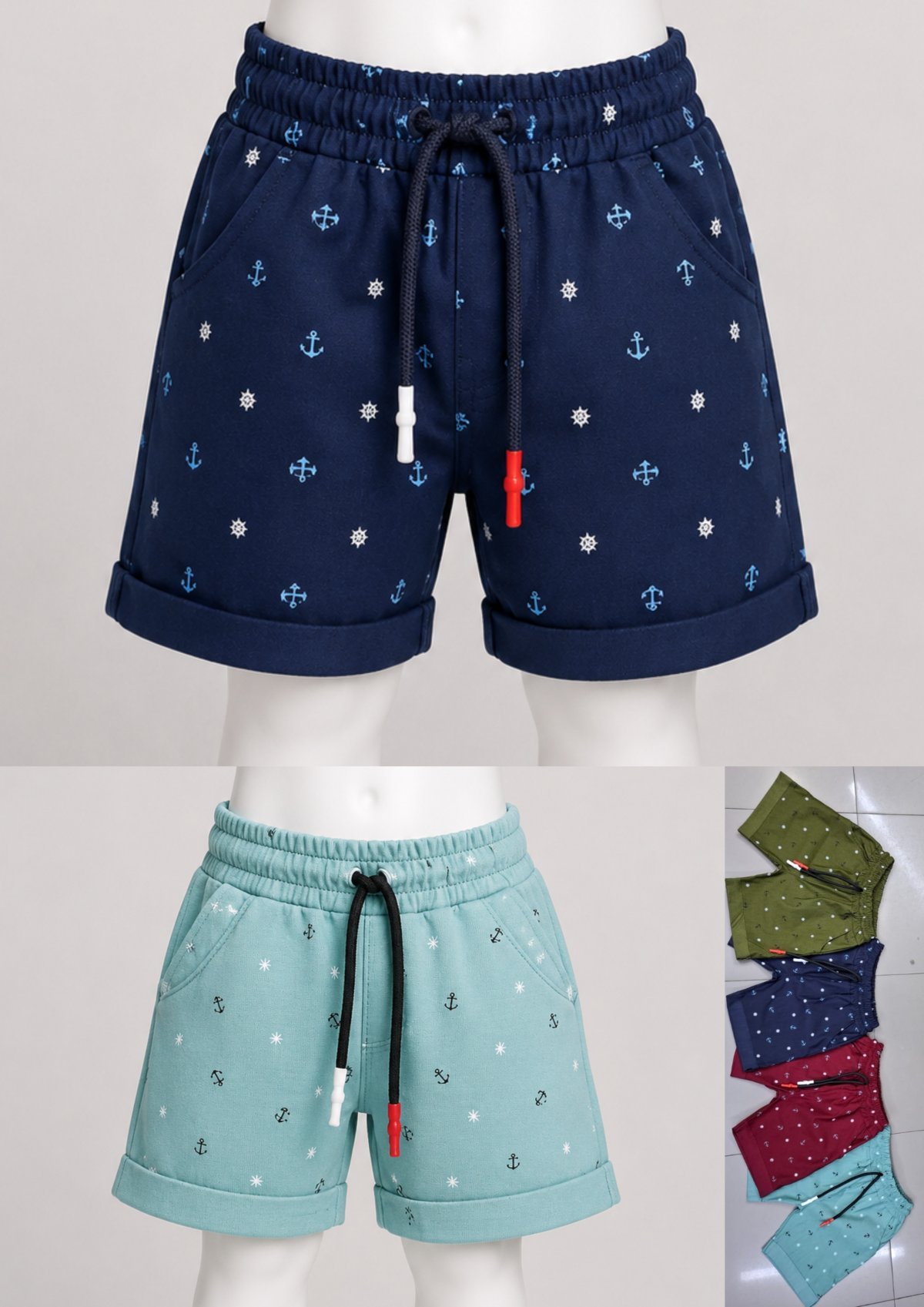 short stone licrado estampado - Ventas por Mayor SAC