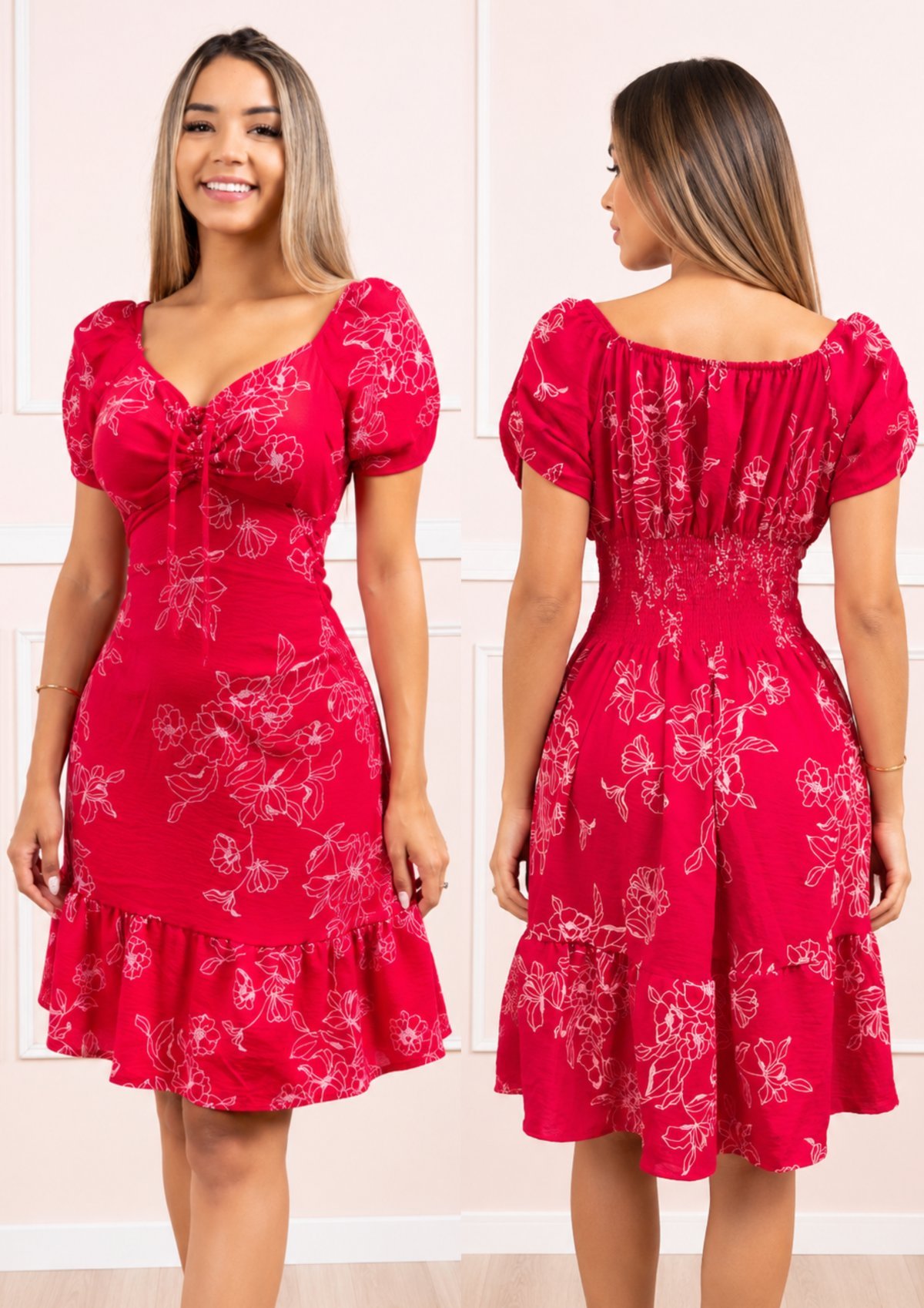 Vestido Labrado - Venta por Mayor VPM