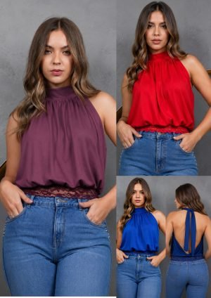 Crop con blomba