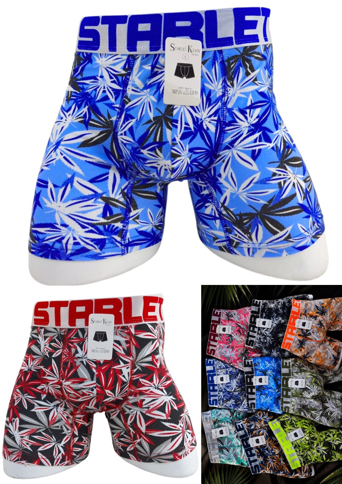 Boxer hojas (Doble Forro) - imagen 2