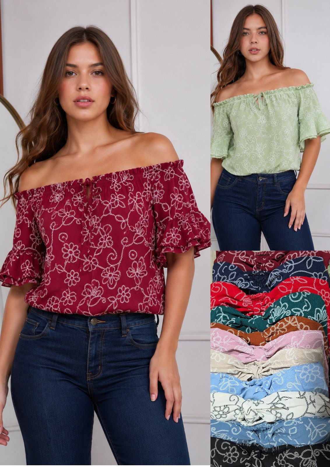 Blusa Viena Labrado (M) - Ventas por Mayor SAC