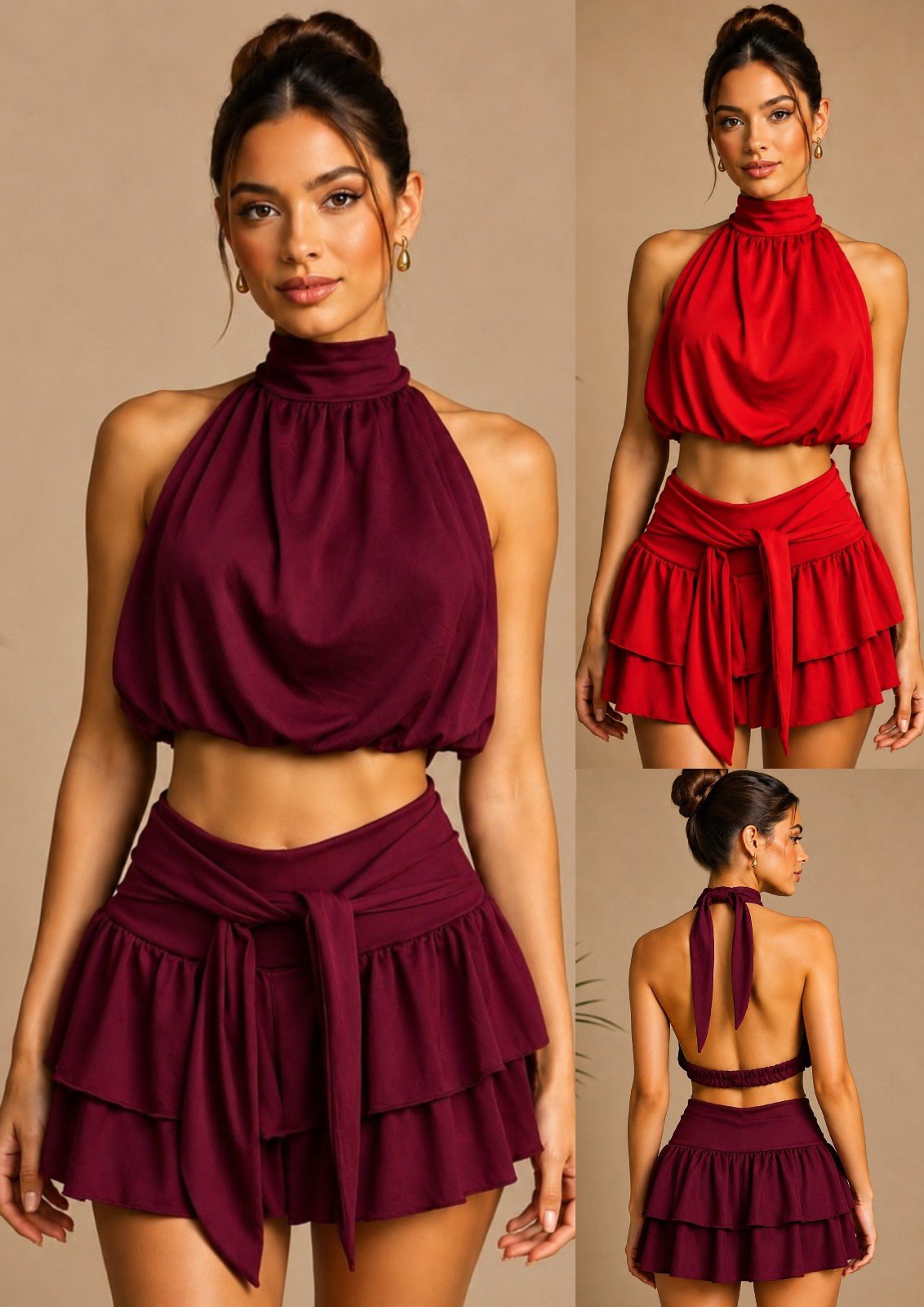 Conjunto Blusa y Falda Short - Ventas por Mayor SAC